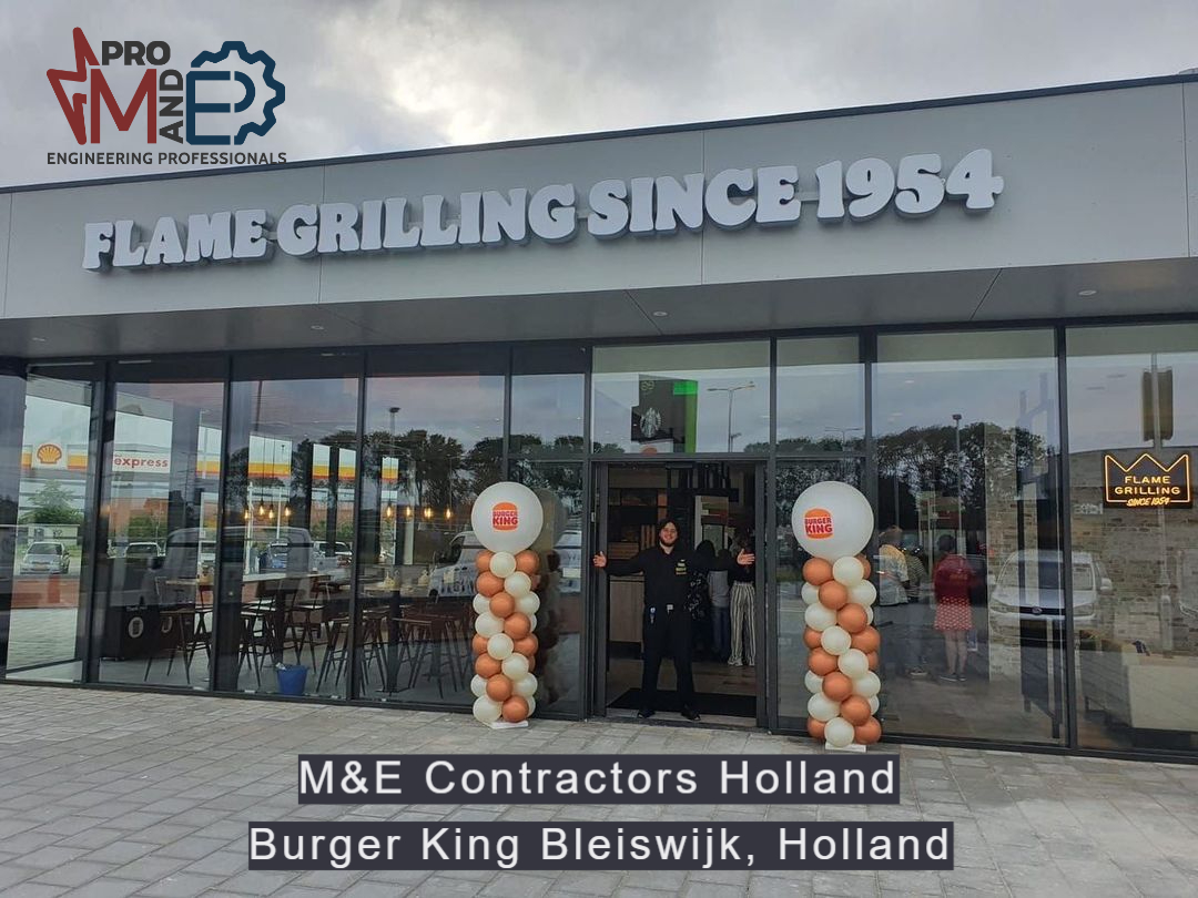Burger King project in Bleiswijk, Holland - M&E Pro