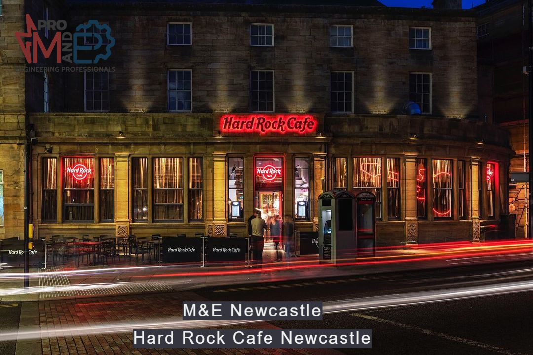Hard Rock Cafe project in Newcastle - M&E Pro