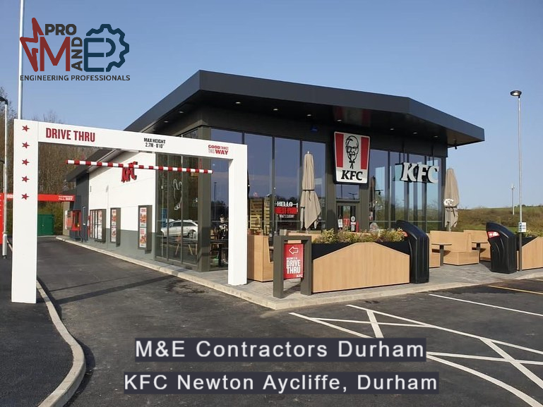 KFC project in Newton Aycliffe, Durham - M&E Pro