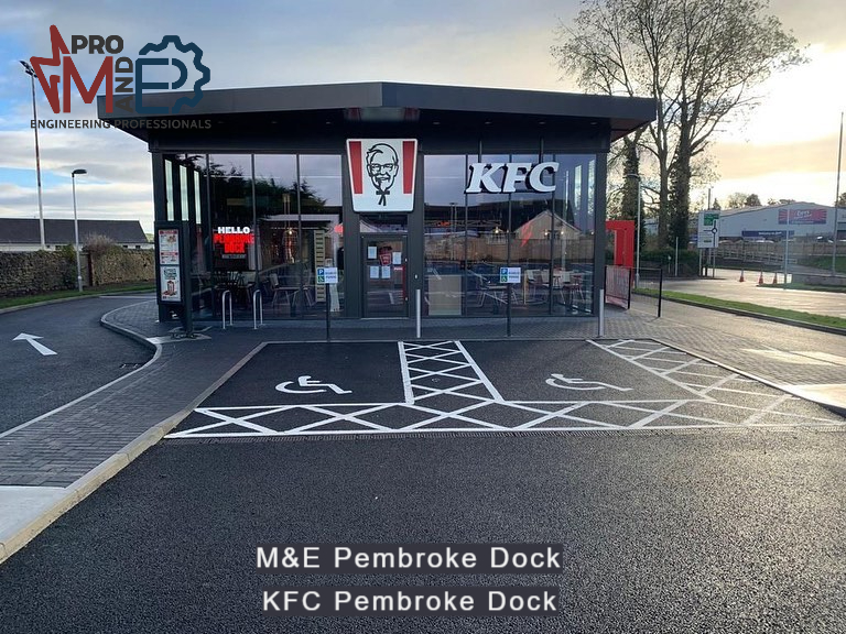 KFC project in Pembroke Dock - M&E Pro