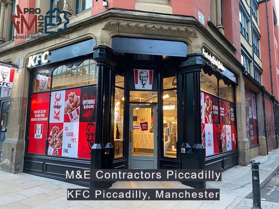 KFC project in Piccadilly, Manchester - M&E Pro