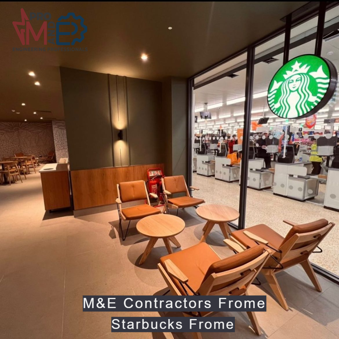 Starbucks project in Frome - M&E Pro