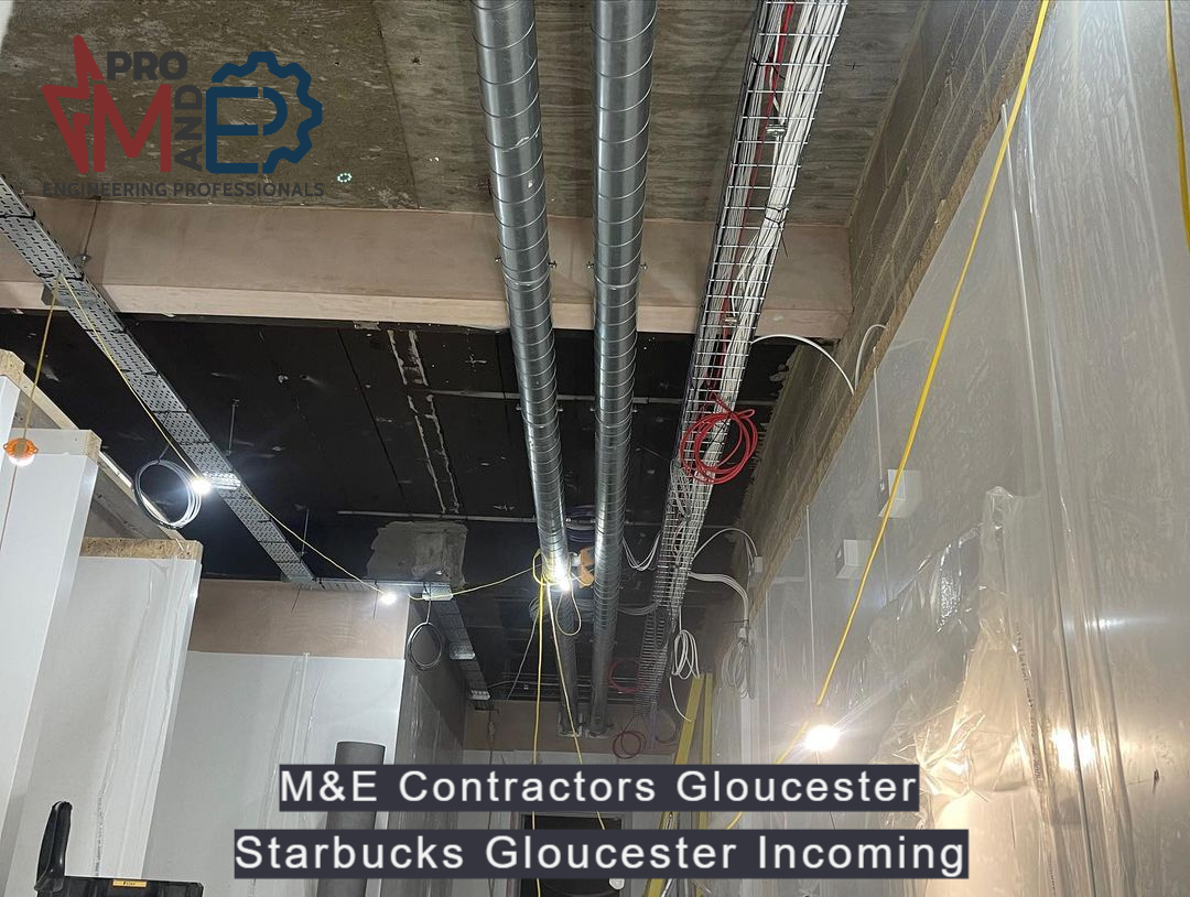 Starbucks project in Gloucester - M&E Pro