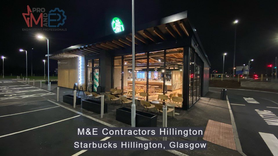 Starbucks project in Hillington, Glasglow - M&E Pro