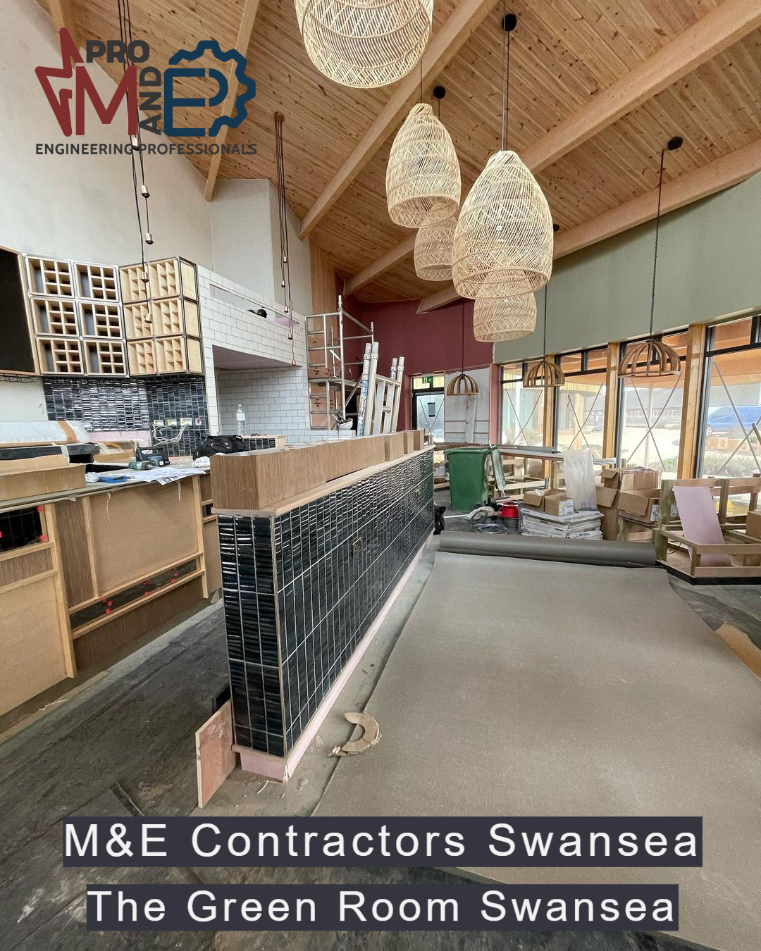 The Green Room project in Swansea - M&E Pro